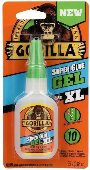 Super Glue Gel XL Clear Glue 25 Gram (Pack of 1) - All Purpose and Fast Setting for Projects and Repairs