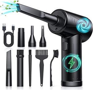 Compressed-air-duster-Keyboard-cleaner-110000RPM Electric air dusters-Replace air can-no Canned air Duster-pc Cleaning-air Blower-Cordless air Duster for Computers-Compressed air-car dusters 7600mAh