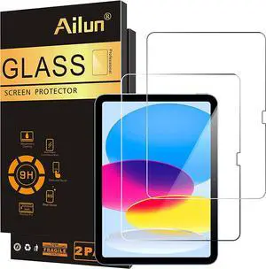 Screen Protector for iPad 11th A16 2025 [11 Inch] / 10th Generation 2022 [10.9 Inch] Tempered Glass [Face ID &  Pencil Compatible] Ultra Sensitive Case Friendly [2 Pack]