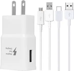 Designed for  Galaxy Tablet Adaptive Fast Charger for  Galaxy Tab A 10.1/8.0/7.0/9.7 Tab E Tablet S7 S7 Edge S6 S6 Note 4 Tab S 10.5 A 9.7 4 and More