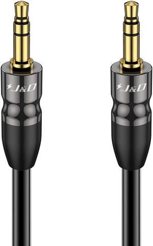 Auxiliary Cable Copper Shell 3.5 mm Male to Male Aux Cable 1/8 TRS to 1/8 TRS Male Aux Audio Cable for Car Compatible with Stereos Speaker Headphones and More 9 Feet