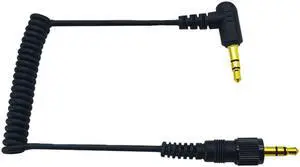 Audio Upgrade Cable Replacement for Sony D11/V1/D21 Sennheiser Wireless Microphone 3.5mm Right Angle to 3.5mm Straight Stereo Jack Cable Connect to Camera