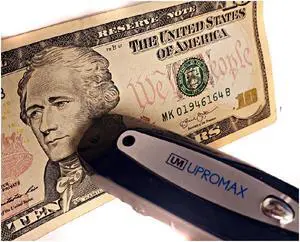 UV Currency Money Detector, Portable Mini 2 in 1 UV Currency Money Note Detector Counterfeit Checker with Lanyard Magnetic Detector Keychain