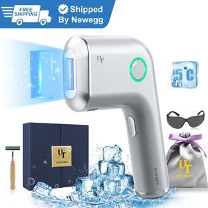 At-Home Ice Laser Hair Removal for Women and Men, IPL Hair Removal Painless Permanent Device with Rapid Cooling, Hair Removal Safe and Long-lasting for Reducing In Hair Growth for Body & Face