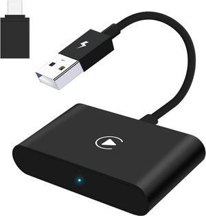 2024 Upgrade Wireless Carplay Adapter Usb Plug & Play Apple Carplay Wireless Adapter Black