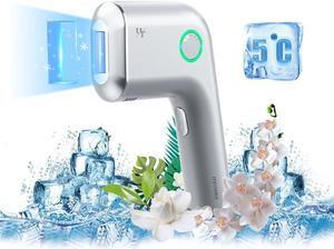 At-Home Ice Laser Hair Removal for Women and Men, IPL Hair Removal Painless Permanent Device with Rapid Cooling, Hair Removal Safe and Long-lasting for Reducing In Hair Growth for Body & Face
