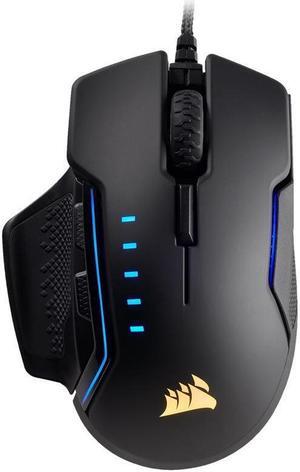 Corsair Gaming GLAIVE RGB Gaming Mouse, Backlit RGB LED, 16000 dpi, Optical, Aluminum