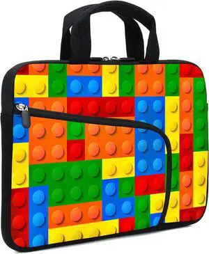 Laptop Sleeve 11.6-12.2 Chromebook Case Ultrabook Case Notebook Sleeve PC Messenger Bag Tablet Case Neoprene Handle Sleeve for Men Women (Puzzle)