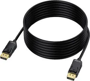 DisplayPort Cable 10ft Displayport to Displayport Cable 1.2 4K@60Hz 2K@165Hz 144Hz Gold-Plated High Speed Display Port Cord Compatible for Monitor Graphics Card Laptop TV PC