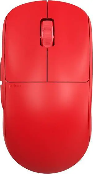 Pulsar Gaming Gears X2 Mini Wireless Gaming Mouse, Ultra Lightweight 1.83 oz (52 g), Symmetrical, 2.4 Ghz 1 ms, 26000 DPI, Optical Sensor PAW3395, TTC Gold Encoder (Mini, Wireless, Red)