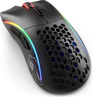 Model D Wireless Gaming Mouse - 69g Superlight, Lag Free 2.4Ghz Wireless, Up to 71 Hour Battery, RGB, BAMF Sensor, Ergonomic, 6 Buttons - Matte Black