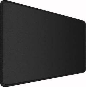 Large Gaming Mouse Pad 31.5x15.7 inch Large Extended Computer Keyboard Mouse Mat Water Resist Non-Slip Mousepad Rubber Base Long XXL Desk Mouse Pad for Work & Gaming Office & Home Black