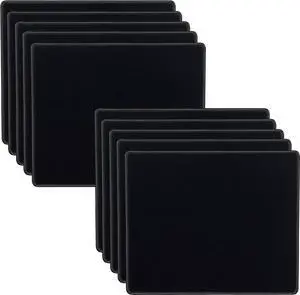 10 Pack 2mm Mouse Pad with Stitched Edges Non-Slip Rubber Base Premium-Textured and Waterproof Mousepads Bulk Mouse Pad for Computers Laptop Office & Home 8.66 x 7.1 inch