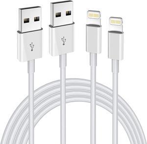 [MFi Certified] iPhone Charger 2pack 10FT Long Lightning Cable Fast Charging High Speed Data Sync USB Cable Compatible iPhone 13/12/11 Pro Max/XS MAX/XR/XS/X/8/7/Plus/6S iPad AirPods