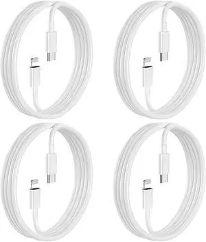 USB C to Lightning Cable [Apple MFi Certified] 4Pack 3FT iPhone Fast Charger Cable Compatible iPhone 14/14 Pro/14Pro Max/13/13 Pro/12/12 Pro/11/11 Pro/XR/XS/X/8/8 Plus/iPad