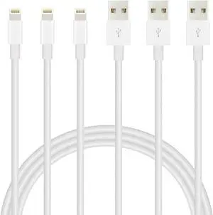 iPhone Charger Lightning Cable 10FT 3Pack Premium USB Charging Cord Apple MFi Certified for iPhone Charger iPhone 14 13 12 11 SE Xs XS Max XR X 8 Plus 7 6 Plus