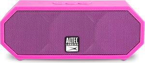 Altec Lansing Jacket H2O 2 - Waterproof Bluetooth Speaker with 3.5mm Aux Port, IP67 Certified & Floats in Water, Compact & Portable Speaker for Travel & Outdoor Use, 8 Hour Playtime,Pink
