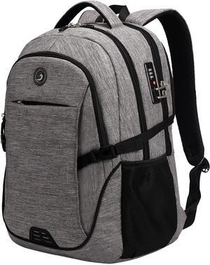 Anti Theft Laptop Backpack Travel Backpacks with usb Charging Port for Women Men College Backpack Computer Bag Fits 17 Inch Laptop Black