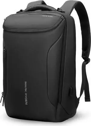 MARK RYDEN Business Backpack for Men, Waterproof High Tech Backpack with Sport Car Shape Design and USB Charging Port, Travel Laptop Backpack Fits 17.3 Inch Notebook