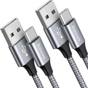 USB C Cable 3A Fast Charging [2-Pack 5ft] USB A to Type C Cable Braided Charger Cord Compatible with  Galaxy S22 S21 S20 S10 S9 Ultra Plus Note 20 10 9 A72 A71 A53 A52 A51 A20 A13 A11