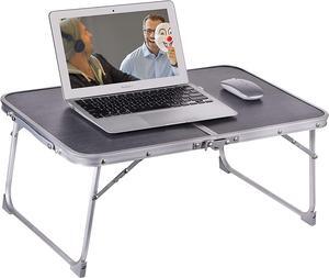 Foldable Laptop and Bed Table with Storage Portable Mini Lap Desk for Legs Ideal for Study Reading Picnic Breakfast and More