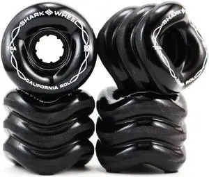 SHARK WHEEL 60MM, 78A BLACK CALIFORNIA ROLL