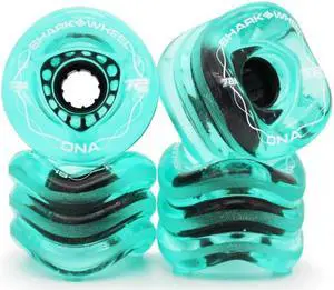 SHARK WHEEL 72MM, 78A DNA - TRANSPARENT EMERALD