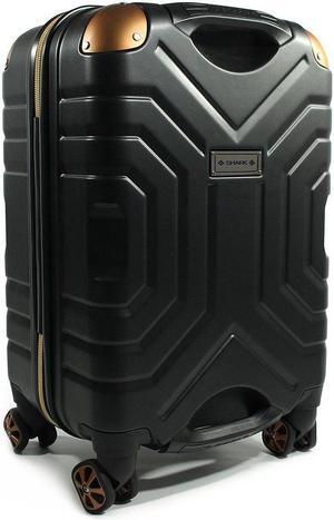 CARRY-ON LUGGAGE - SHARK (BLACK/COPPER)