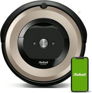 iRobot Roomba E6 Robot Vacuum - Wi-Fi Connected, Compatible with Alexa & Google, Ideal for Pet Hair, Carpets, Hard, Self-Charging Robotic Vacuum, Sand Dust (6198)