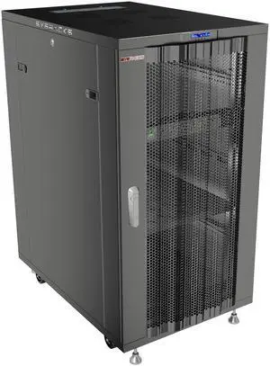 Sysracks 27U Floor Standing Server Rack Cabinet, 32-Inch Deep, for 19-Inch EIA-310 Equipment, Mesh Doors, Fans and PDU Sysracks 27U Floor Standing Server Rack Cabinet, 32-Inch Deep, for 19-Inch EIA-310 Equipment, Mesh Doors, Fans and PDU