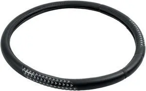 RoadPro NUT_RPSW-3002 18" Comfort Grip Steering Wheel Cover Black RPSW-3002