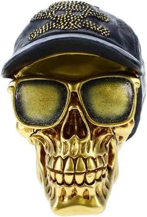 Skull with Glasses and Hat