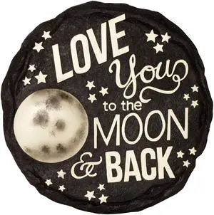MOON AND BACK STEPPING STONE