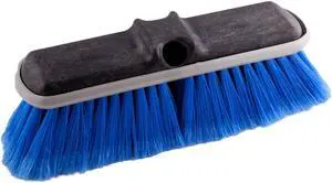 Car Detailing Brush Head HM93061 - 10 Inch Universal Brush Head Soft Bristled Cleaning Scrub Brush Indoor Outdoor Use - Blue