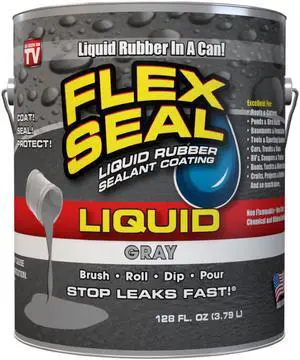 Flex Seal Liquid 1 gallon Gray Flex Seal Liquid 1 gallon Gray