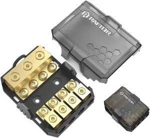 MINI ANL FUSED 4 WAY DIST BLK PRO SERIES