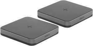 UBIO LABS 15W WIRELESS CHARGING PAD 2-PACK 1999444 BLACK