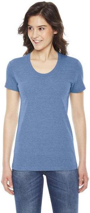 TR301W American Apparel Ladies Triblend T-Shirt Athletic Blue 2XL