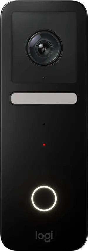Logitech Circle View Apple HomeKit Wired Doorbell TrueView VR0014 - Black