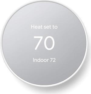 Google Nest Smart Programmable Wifi Thermostat - Snow