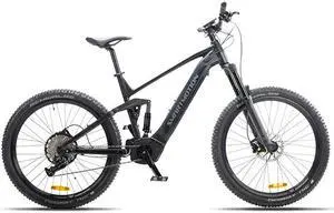 Hermes Saint Lithium Electric Power Assist Bicycle Mid Motor High Power Cassette 11 Speed 11-50T Long Range 18 Electric Power Softtail Speed Mountain Bike Hypersonic