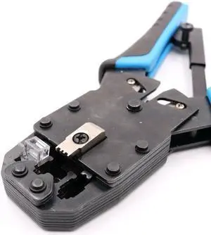 Offset Crimping pliers Connector 6P6C Cable  RJ11 RJ12 Right Buckle Crystal Head DIY Compatible with NXT EV3