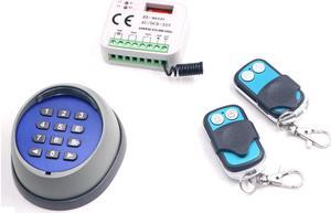 433.92mhz 2Channel Wireless Remote Keypad Password Relay Switch for Gate Door Access Control HCS101 Standard Door Gate Opener