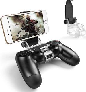 PS4 Controller Phone Holder 180 Degree Rotation Gaming Mount Stand for Sony Playstation 4 PS4 Slim PS4 Pro Android S10 S10S20S205G Note 10 9 8 LG HTC  Fits Max 6 inch