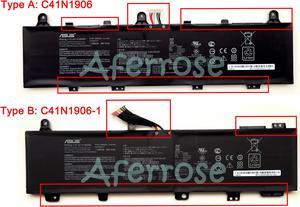 New Genuine C41N1906 C41N1906-1 Battery for AsusTuf Gaming A15 FA506 FA506IV FX506 FX566IV FA566IV A17 FA706I FA706IU  FA706 FX706 / ROG Zephyrus Duo 15 GX550LXS Series