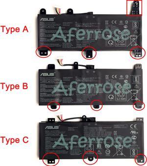 Genuine C41N1731 C41N1731-2 Battery for Rog Strix Scar II GL504 GL504GM GL504GW GL504GS  GL704 GL704GW GL704GM G731 G531GU G515GV Series Type B