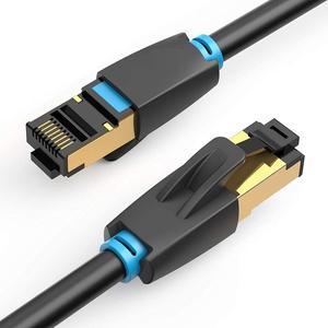 UGREEN Cat 8 Ethernet Cable 25FT, Outdoor & Indoor Flat High Speed Ethernet  Cable, 40Gbps 2000Mhz Internet Cable, Heavy Duty 26AWG LAN Cable, S/FTP  RJ45 Network Cable for Modem/Router/PS4/5/Gaming/PC 