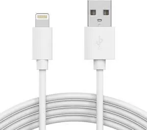 USB-A to iPhone Cable 3ft Long Heavy Duty Cord iPhone 13, 12, 11 Pro/Max/Mini, XR, XS/Max, X, 8, 7, 6, 5, SE, iPad