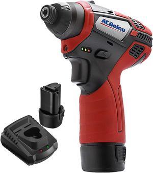ACDelco ARI12105P G12 Series 12V Cordless Li-ion 1/4" 82 ft-lbs. Impact Driver Tool Kit with 2 Batteries