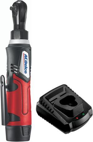 ACDelco ARW1207P G12 Series 12V Cordless Li-ion 1/4 30 ft-lbs. Torque Ratchet Wrench Tool Kit